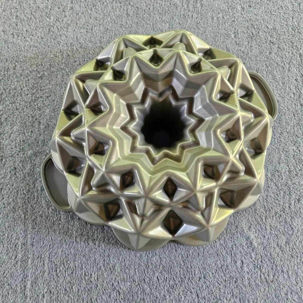 Anolon Diamond Star Shaped Fluted Baking Bake Cake Pan Mold Non Stick Vintge